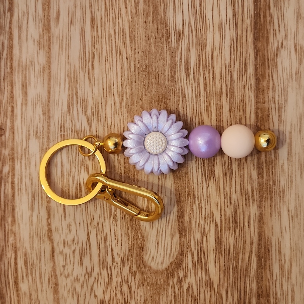 Beaded keychain